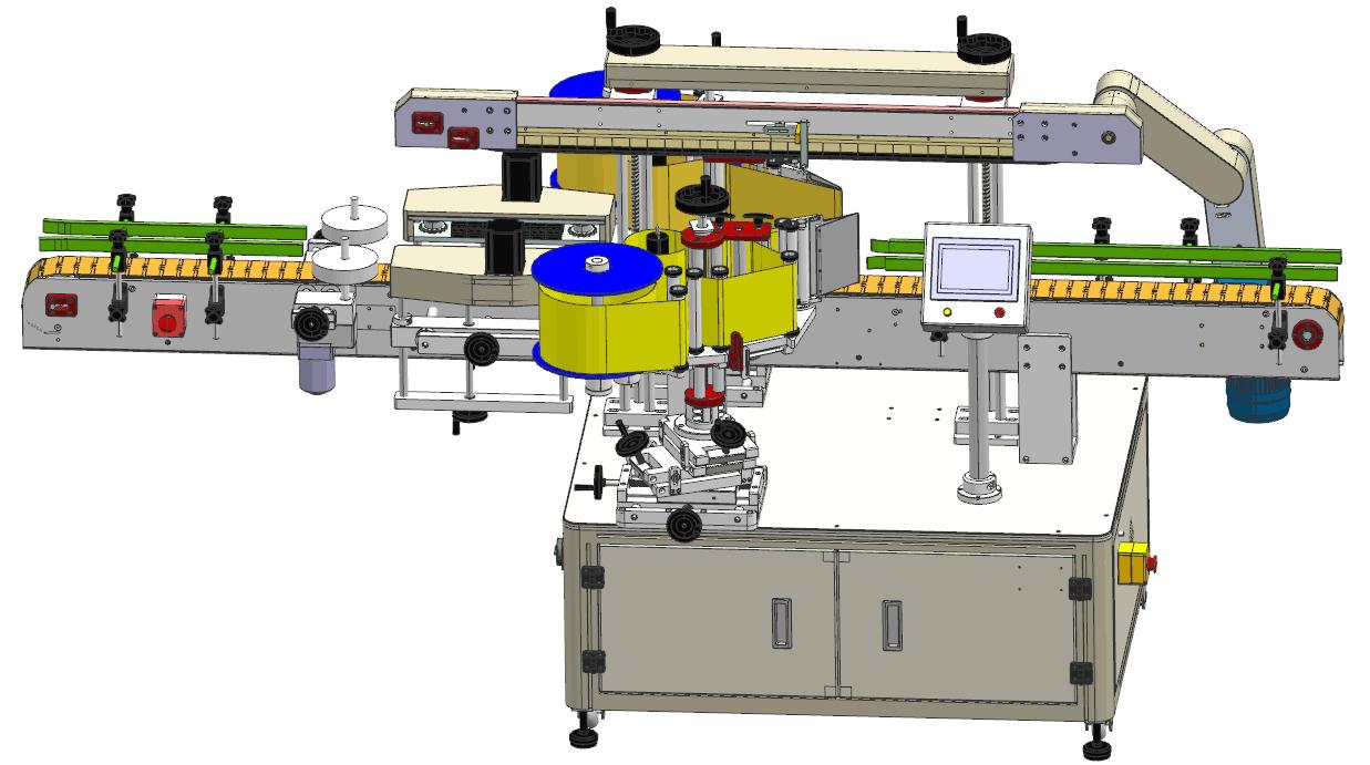 全自動雙側面貼標機-17