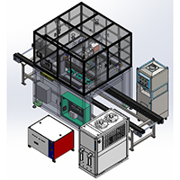 電芯注液孔與防爆閥激光焊接系統