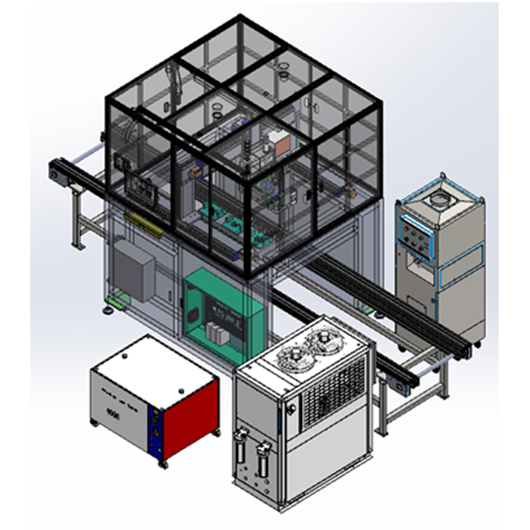 電芯注液孔與防爆閥激光焊接系統